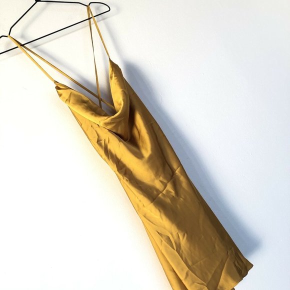 Lovers + Friends Boa Mini Dress Sunflower Yellow - Picture 6 of 7